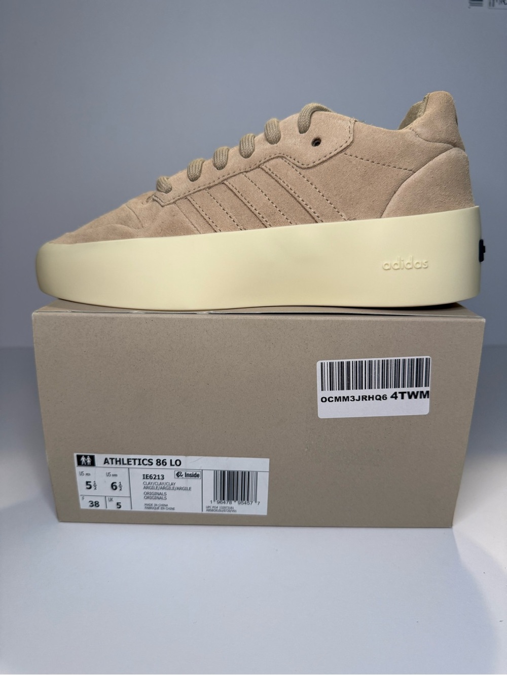 adidas Fear of God Athletics ’86 Lo Clay IE6213 Men’s 5.5 / Women’s 6.5 NIB